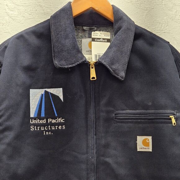 Carhartt J01 DNY Corduroy Blanket Chore Jacket Detroit 44 Regular Vintage NWT - Picture 2 of 11